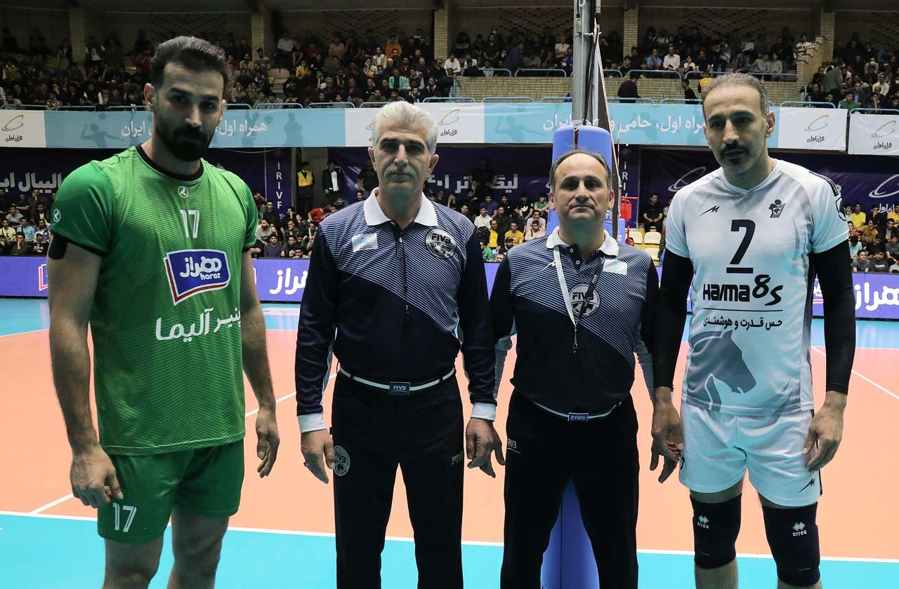 گزارش تصویری لیگ برتر والیبال / پیکان  0- هراز آمل  3- نیمه نهایی 1