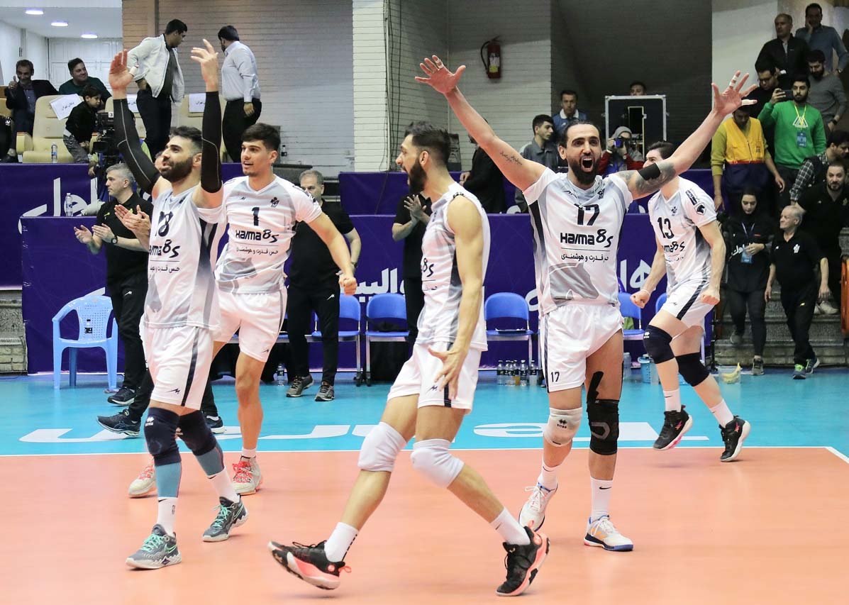 گزارش تصویری لیگ برتر والیبال / پیکان 3- نیان خراسان 0- پلی آف 3