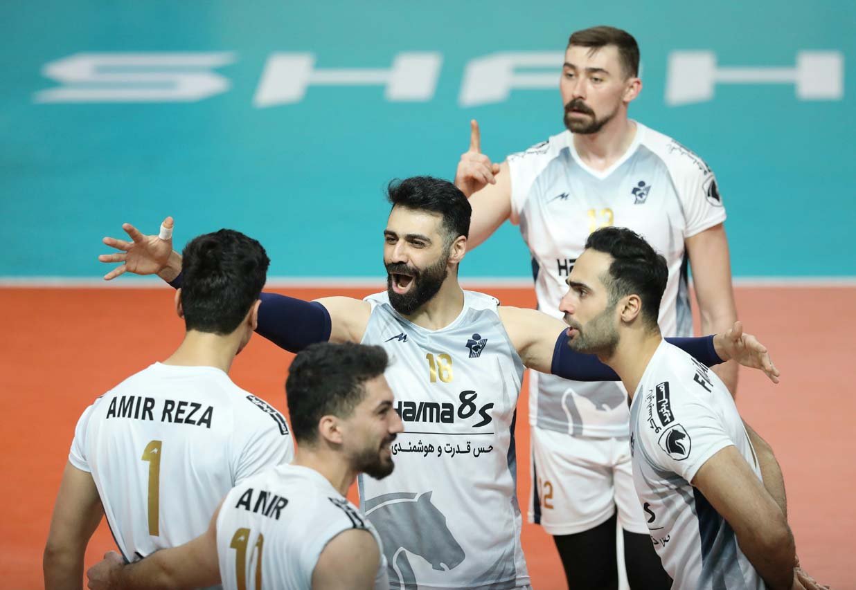 گزارش تصویری لیگ برتر والیبال / شهداب یزد 3- پیکان 2- هفته 22