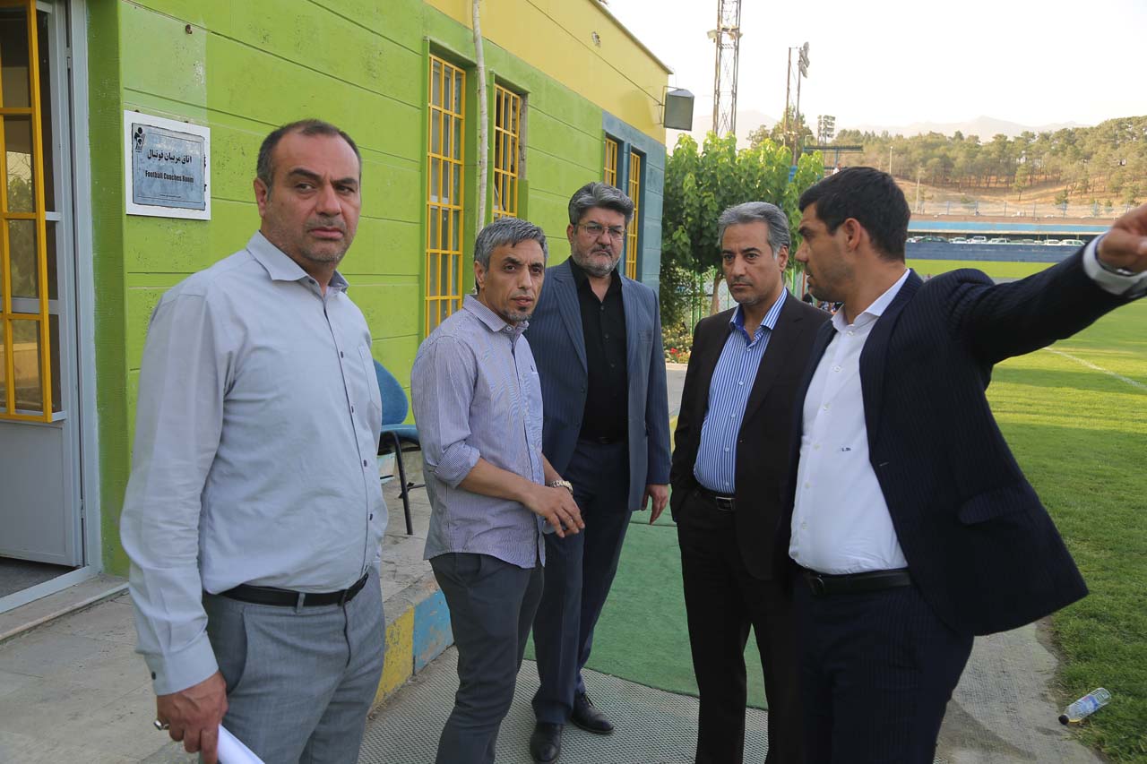 گزارش تصویری| بازدید رسول خطیبی از امکانات باشگاه پیکان