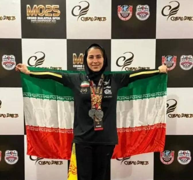 موفقیت بین‌المللی مربی دارت بانوان کارگری ایران‌خودرو